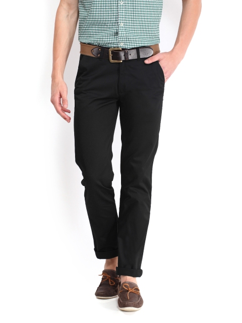 

Arrow Sport Men Black Slim Fit Chino Trousers