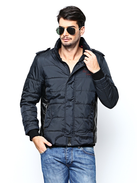 

Arrow Sport Men Navy Padded Jacket, Navy blue