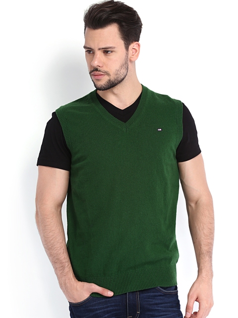 

Arrow Sport Men Green Woollen Sweater