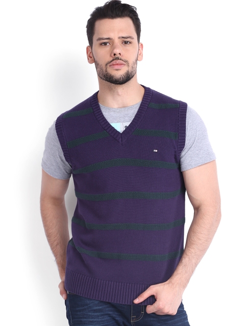 

Arrow Sport Men Purple Sweater