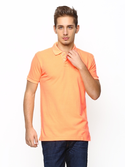 

Arrow Sport Men Orange Polo T-shirt