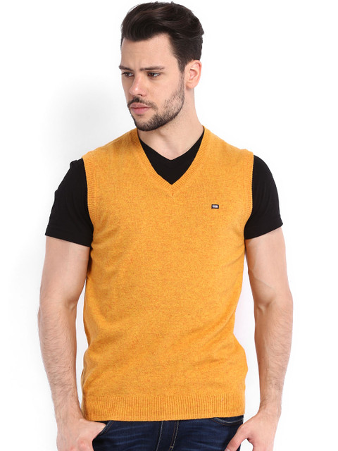 

Arrow Sport Men Yellow Woollen Sweater