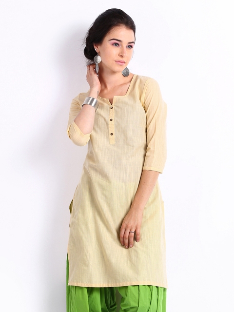 

Aurelia Women Beige Kurta
