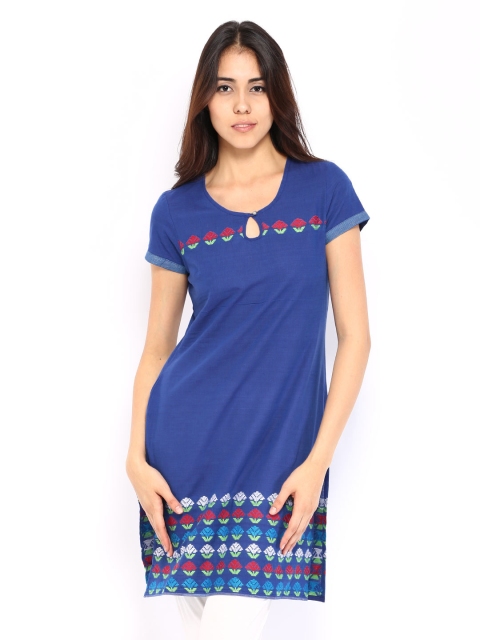 

Aurelia Women Blue Basant Kurta