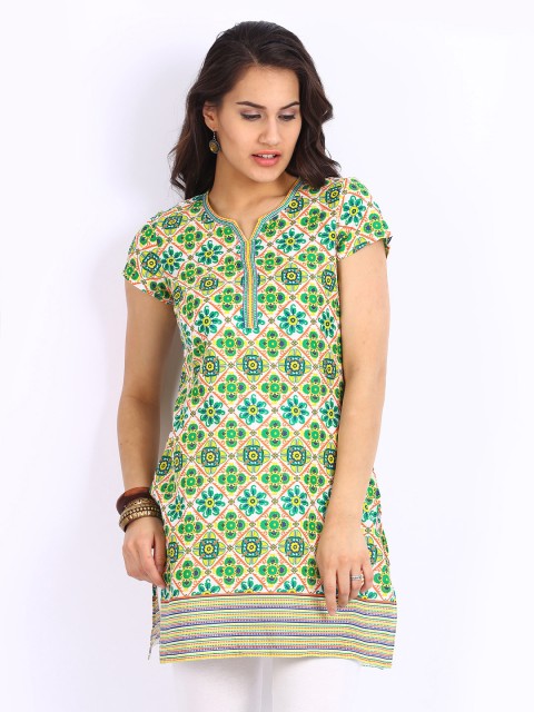 

Aurelia Women Multi-Coloured Printed Kurta