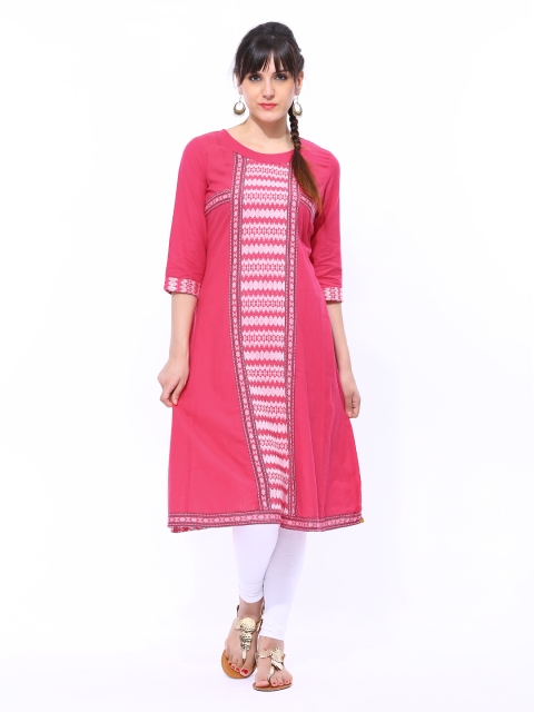 

Aurelia Women Pink Anarkali Kurta