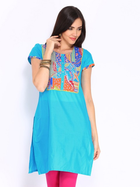 

Aurelia Women Sky Blue Kurta