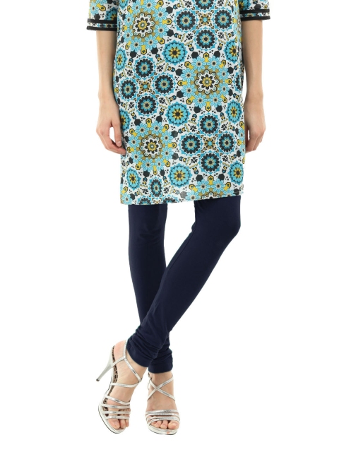 

BIBA OUTLET Women Navy Blue Premium Cotton Leggings