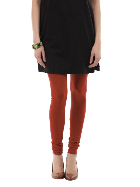 

BIBA OUTLET Women Red Premium Cotton Leggings