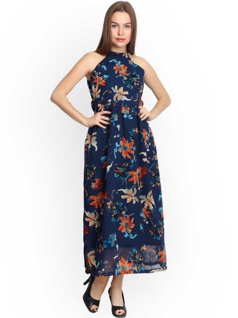

Belle Fille Multicoloured Printed Maxi Dress, Multi