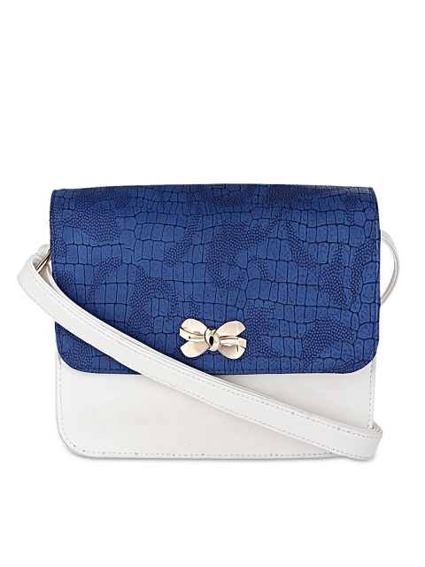 

Berrypeckers White & Blue Sling Bag