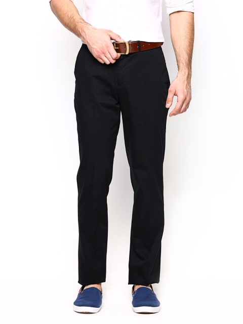 

Blackberrys Men Black Sharp Fit Trousers