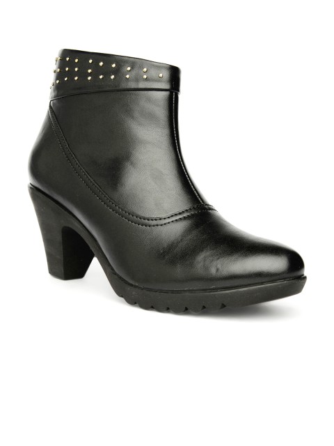 

Bruno Manetti Women Black Heeled Boots