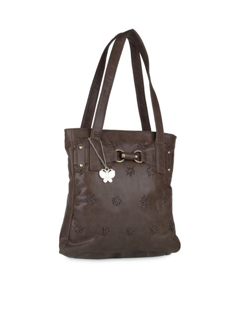 

Butterflies Brown Handbag