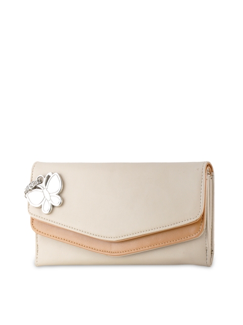 

Butterflies Women Cream-Coloured & Beige Wallet