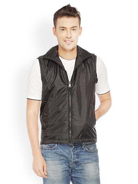 

Campus Sutra Men Black Jacket