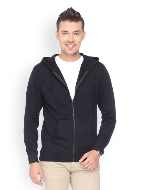 

Campus Sutra Men Pack of 2 Black Hooded Sweatshirts
