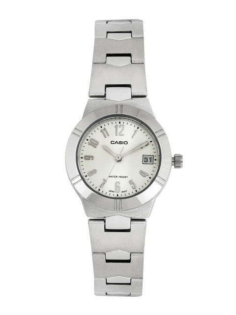 Casio Enticer Women Silver Analogue Watches (A852) LTP-1241D-7A2DF available at myntra for Rs.1840