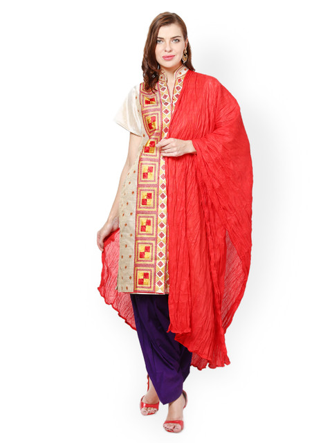 

Castle Women Red Dupatta