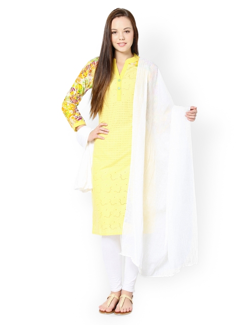 

Castle Women White Dupatta