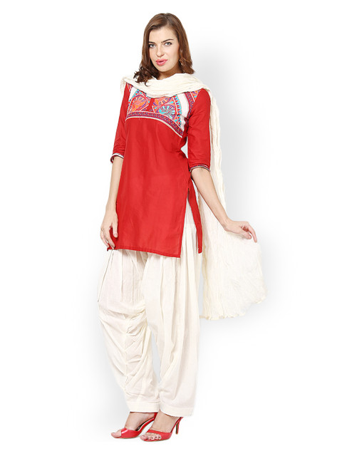 

Castle Women Off-White Cotton Dupatta