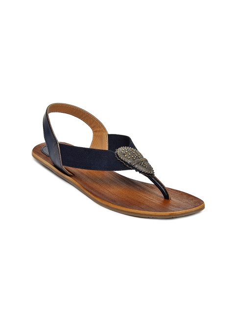 

Catwalk Women Navy Blue Solid Synthetic Flats