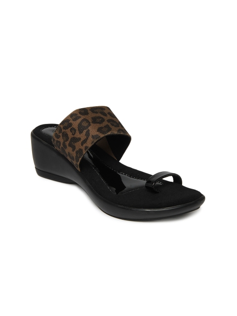 

Catwalk Women Brown Animal Print Wedges