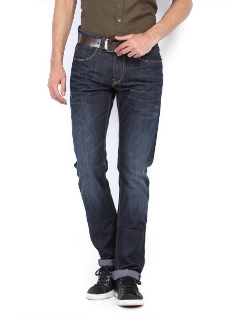 

Celio Men Dark Blue Straight Fit Jeans