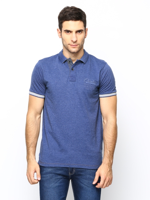 

Cherokee Men Blue Polo T-shirt