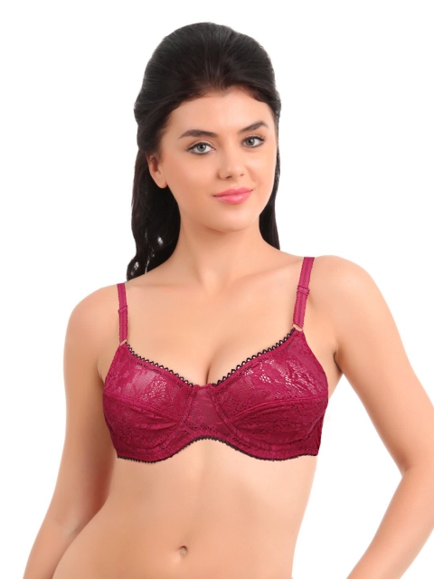 

Clovia Dark Pink Underwired Bra BR0021V39