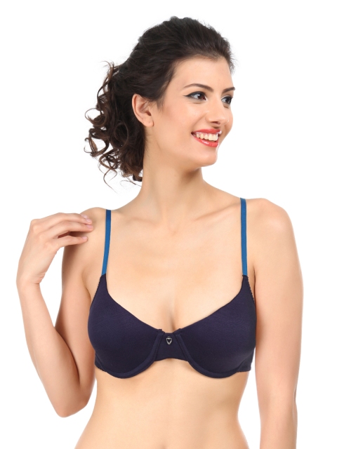 

Clovia Purple & Blue T-shirt Bra BR0030V08