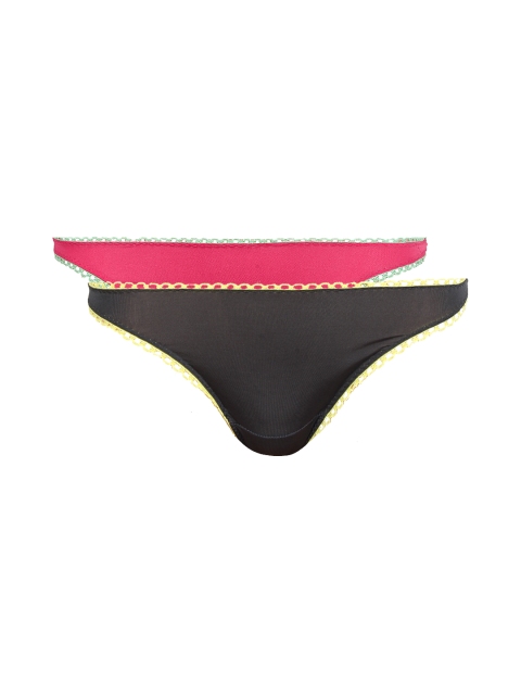 

Clovia Set of 2 Thongs PN0152Q59, Pink