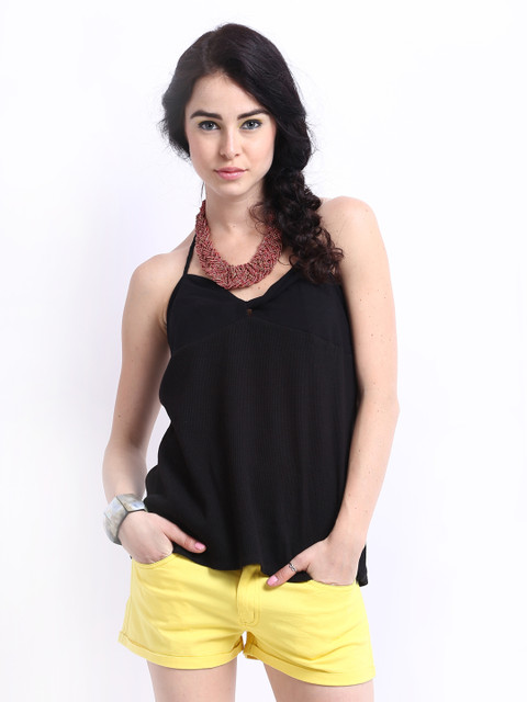 

Clovia Women Black Camisole NS0204S13
