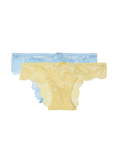 

Clovia Women Pack of 2 Briefs PN0071N75, Yellow