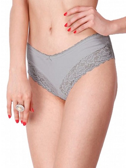 

Clovia Women Grey Briefs PN0168R01XXL