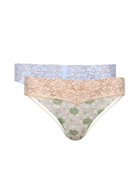 

Clovia Women Set of 2 Briefs PN0110Q83, Blue