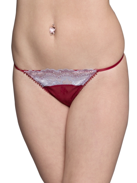 

Clovia Women Maroon Thongs PN0125Q09