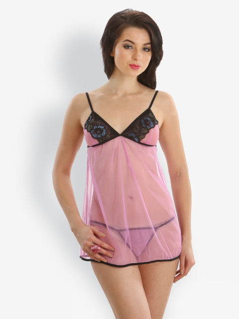 

Clovia Pink Nightdress