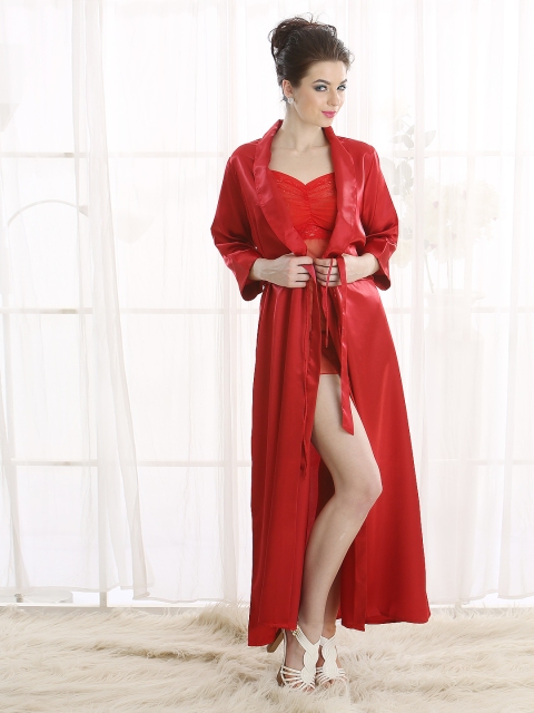

Clovia Women Maroon Robe NS0259K09M