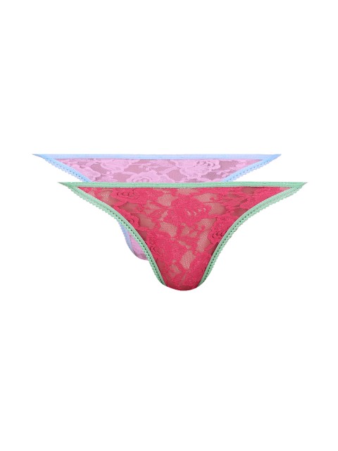 

Clovia Women Set of 2 Briefs PN0200Q69, Pink