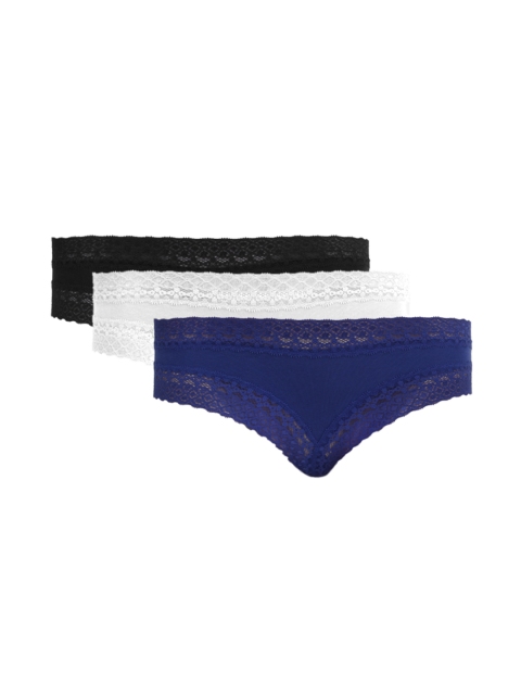 

Clovia Women Set of 3 Briefs PN0147R58, Blue