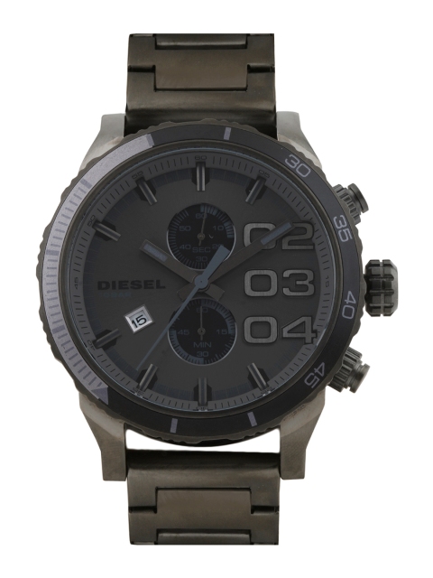 

DIESEL Men Gunmetal-Toned Dial Chronograph Watch DZ4314I, Metallic