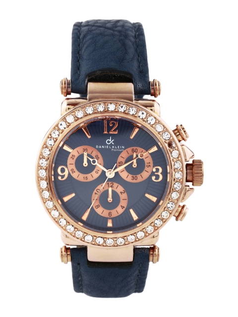 

Daniel Klein Women Navy Dial Watch DK10155-2, Navy blue