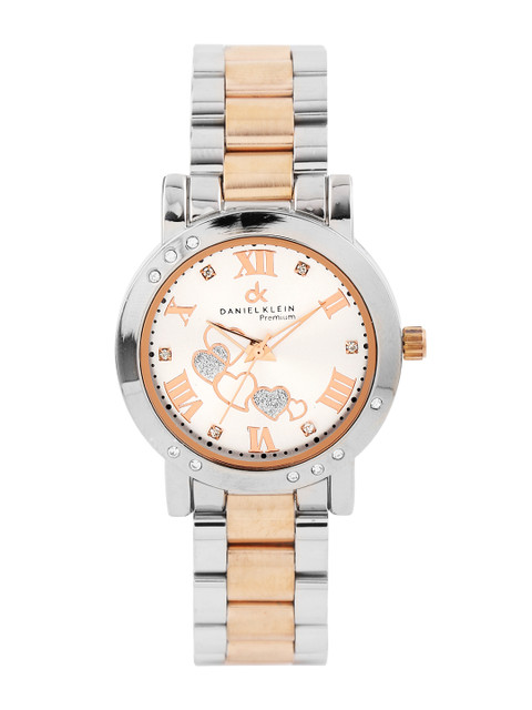 

Daniel Klein Women Silver-Toned Dial Watch DK10305-5