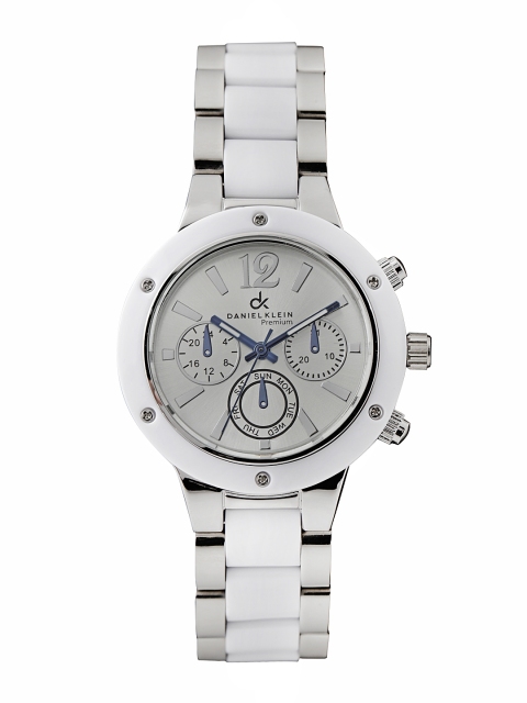 

Daniel Klein Women Silver-Toned Dial Watch DK10527-6