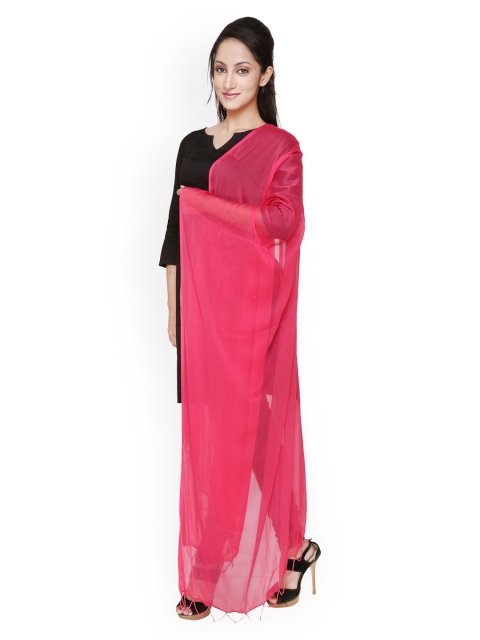 

Dupatta Bazaar Pink Chiffon Dupatta