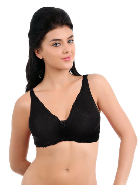 

Enamor Women Black Bra