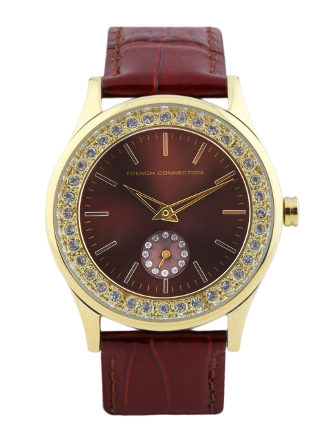 

FCUK Women Brown Dial Watch FC1080GTWN