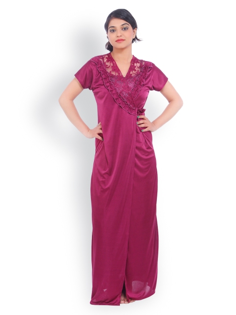 

Fasense Magenta Pink Nightdress