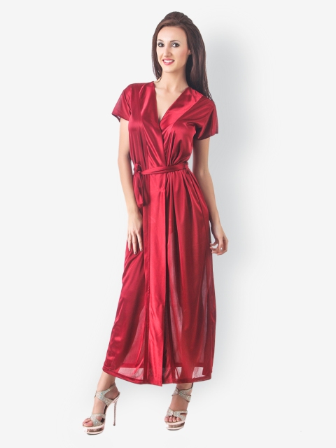 

Fasense Maroon Nightdress